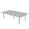 Skutchi Designs 47.25 in W, 84 in L, 29 in H, Engineered Wood Top, Grey HAR-REC-48X84-PT-01 - alternate 1